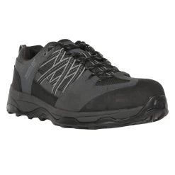 Regatta Baskets De Sécurité CLAYTON Homme (Noir / Gris Foncé)