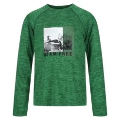 Regatta Burnlee Enfant Marche T-shirt à Imprimé Graphique