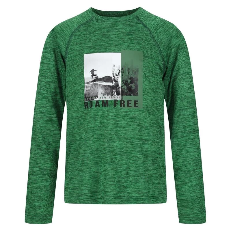 Regatta Burnlee Enfant Marche T-shirt à Imprimé Graphique 1 Regatta Burnlee Enfant Marche T-shirt à Imprimé Graphique