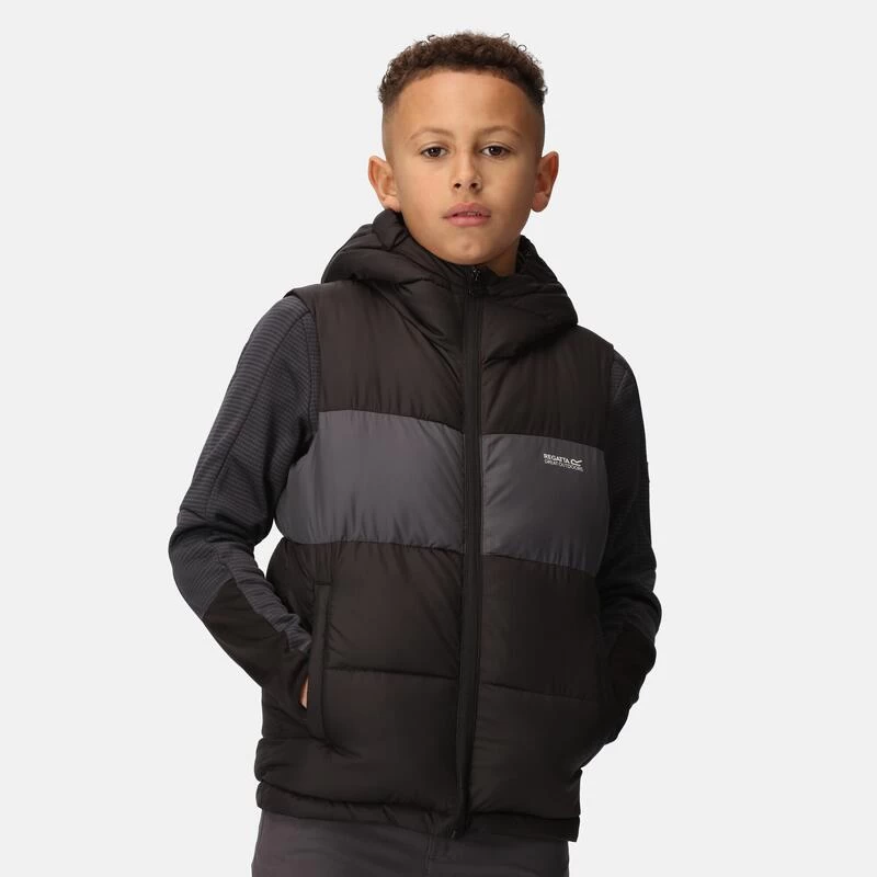 Regatta Lofthouse Enfant Marche Bodywarmer à Capuche 4 Regatta Lofthouse Enfant Marche Bodywarmer à Capuche – Image 4