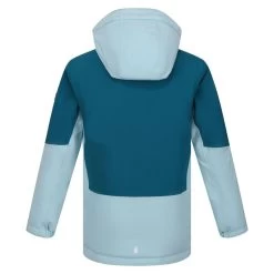 Alternative view of Regatta Veste Imperméable HIGHTON Enfant (Bleu Sarcelle Foncé / Bleu Pâle)