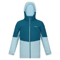 Regatta Veste Imperméable HIGHTON Enfant (Bleu Sarcelle Foncé / Bleu Pâle)
