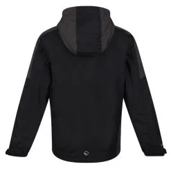 Alternative view of Regatta Veste Imperméable HURDLE Enfant (Noir / Cendre)